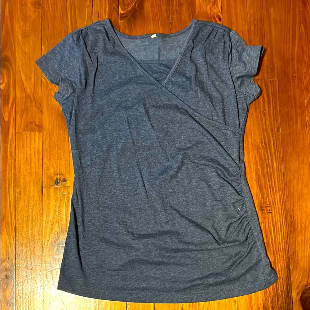 Blue Maternity Top
